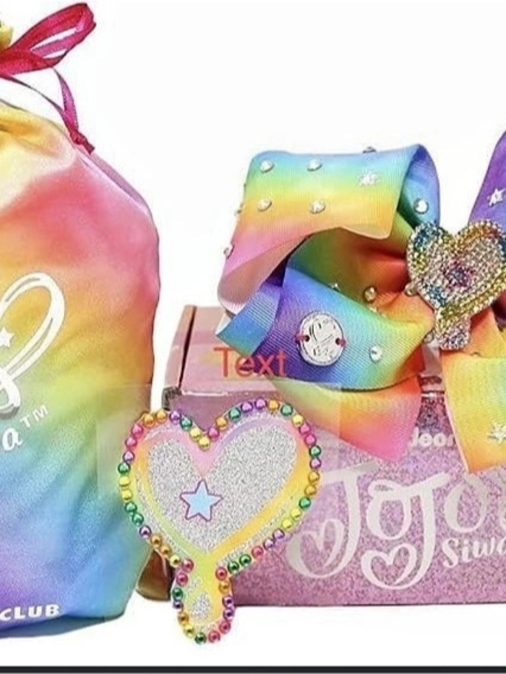 JoJo Siwa accessories set Rainbow Hair NWT